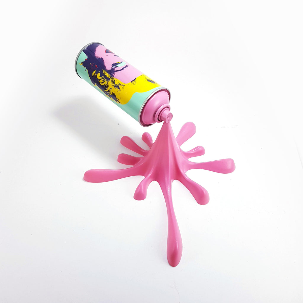 Marilyn Splash Spraycan Pop Art Sculpture