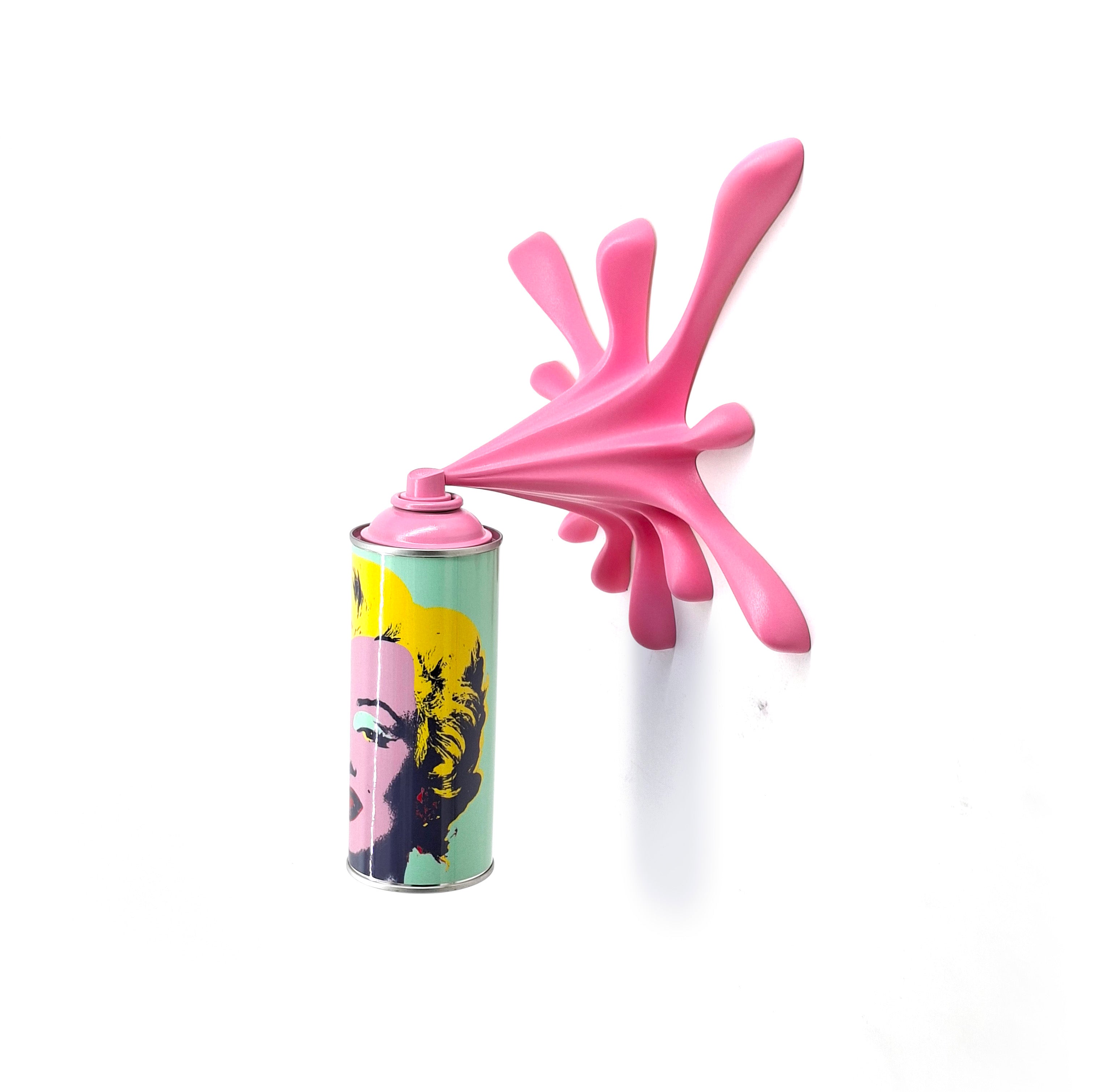 Marilyn Splash Spraycan Pop Art Sculpture