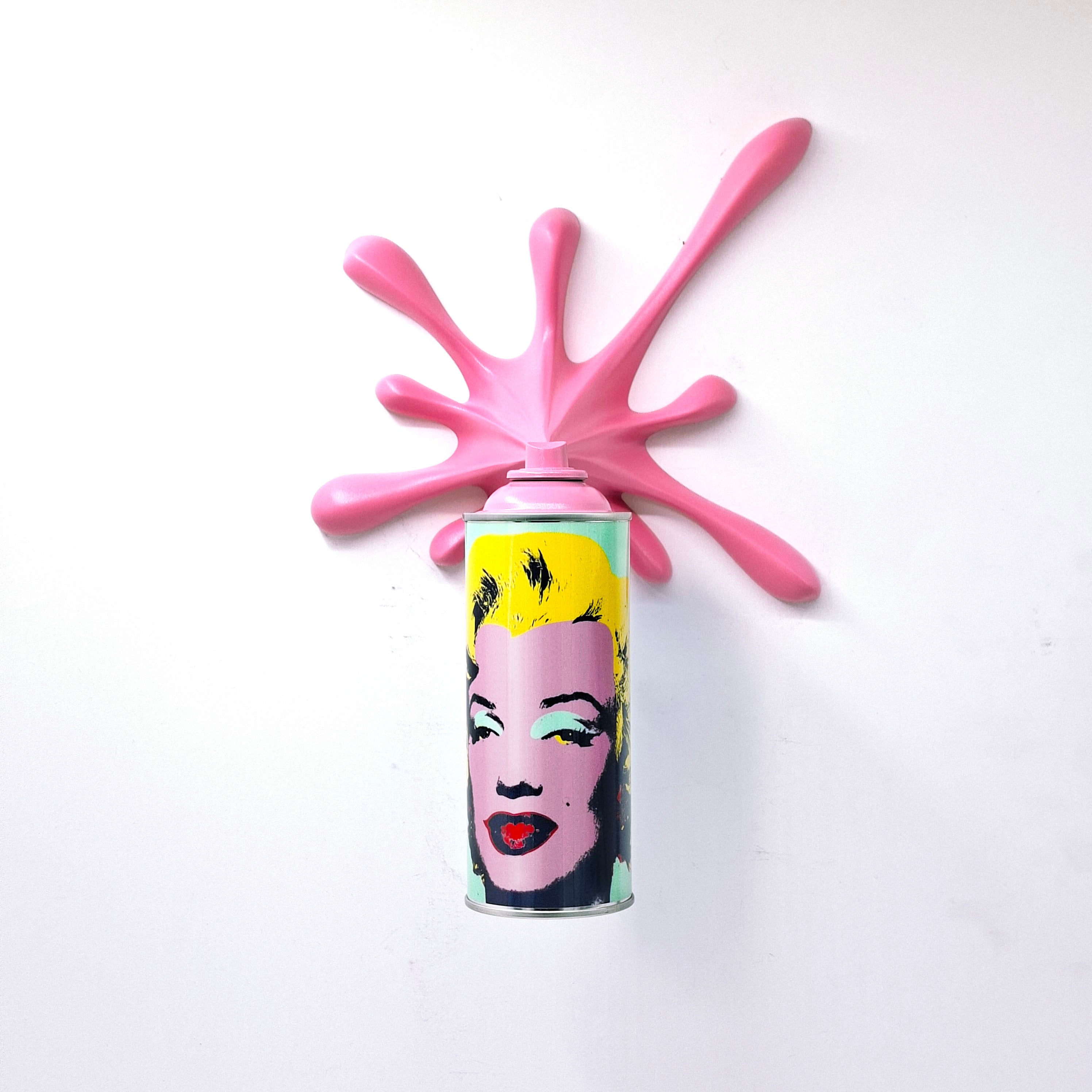 Marilyn Splash Spraycan Pop Art Sculpture