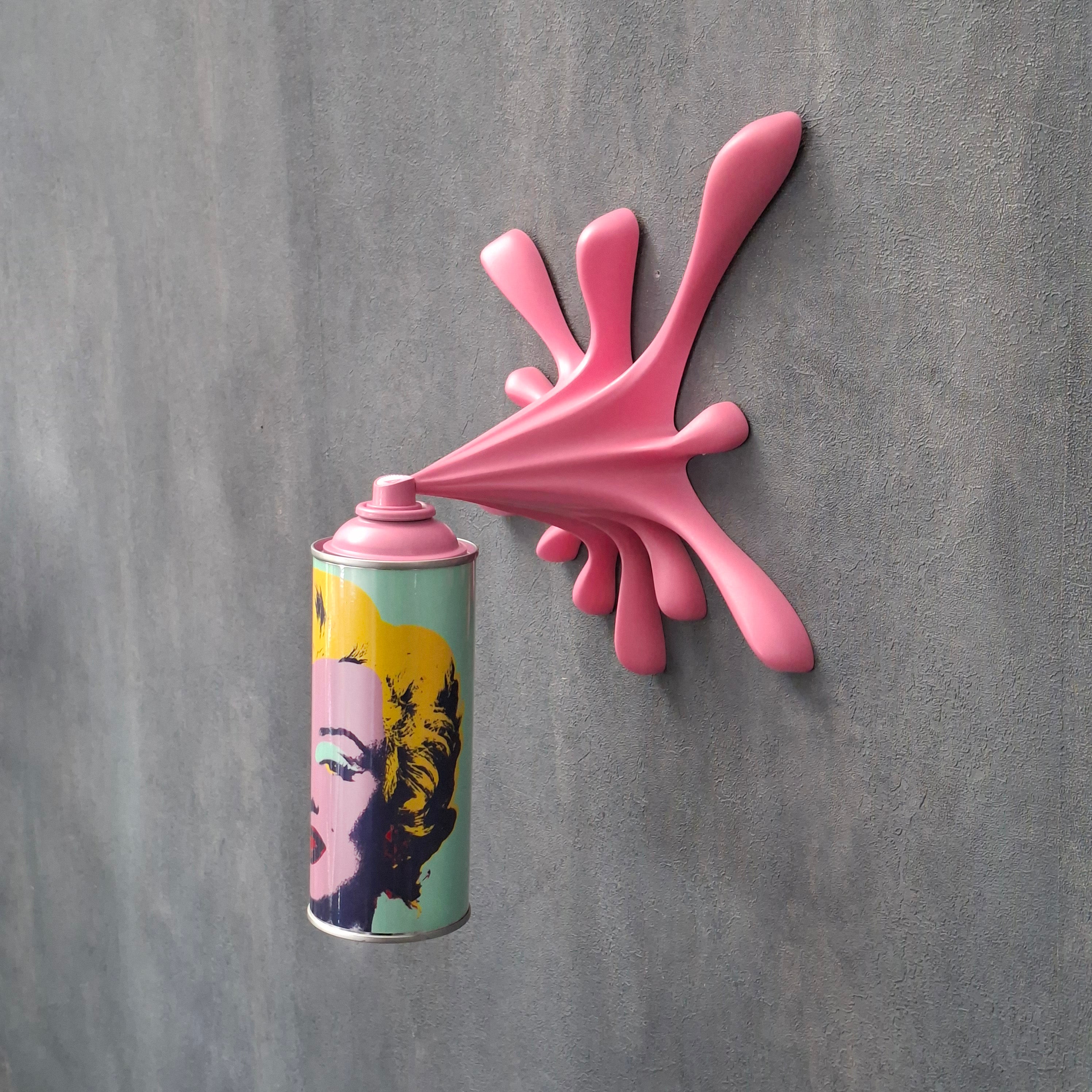 Marilyn Splash Spraycan Pop Art Sculpture