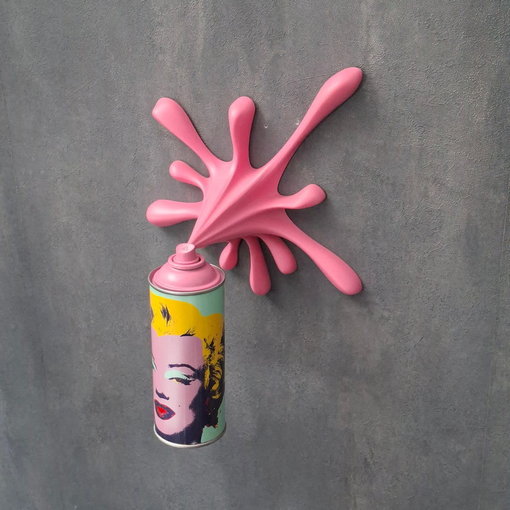 Marilyn Splash Spraycan Pop Art Sculpture