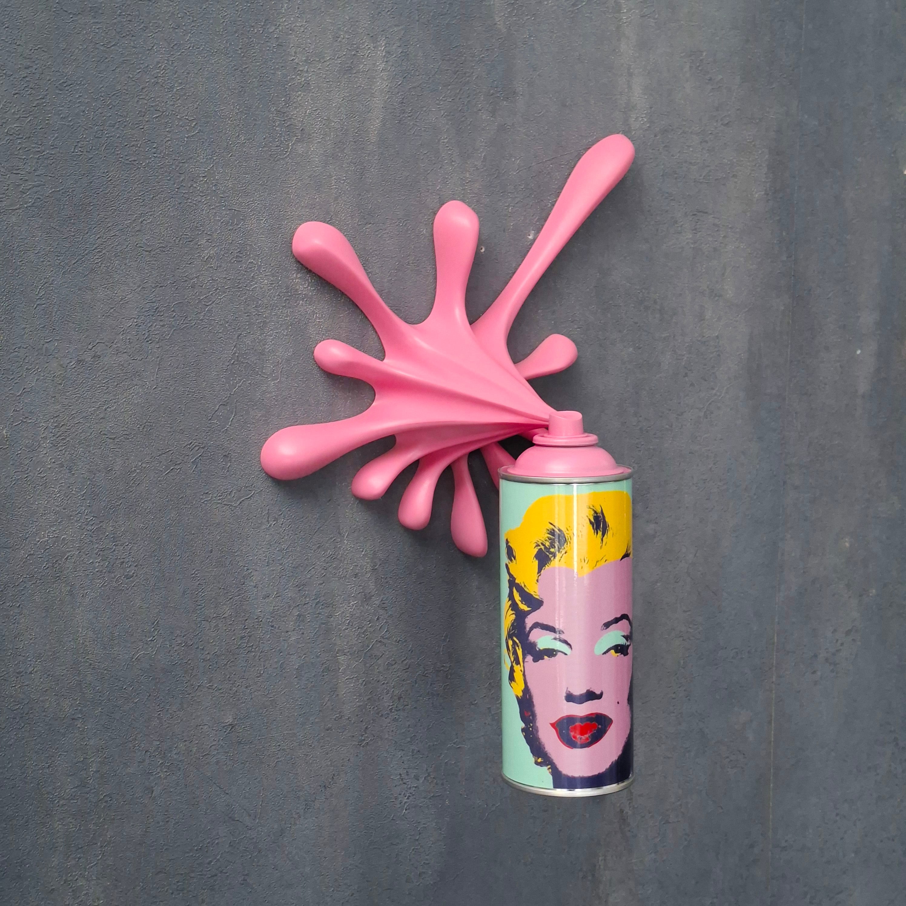 Marilyn Splash Spraycan Pop Art Sculpture