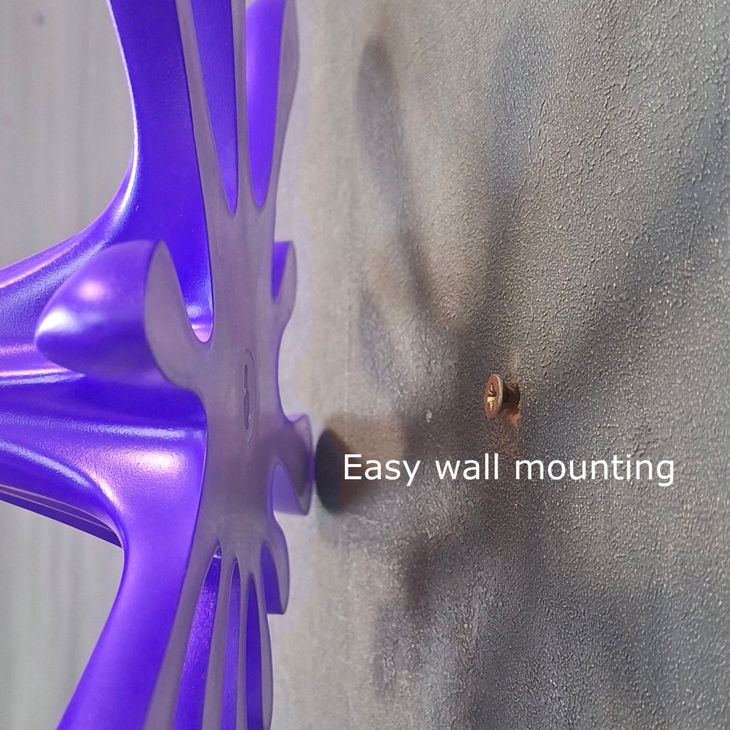 Purple Warhol Graffiti Tomato Soup Splash spray can sculpture